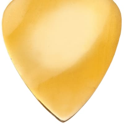 W4M Clear Horn Luxury Guitar Pick - Std Shape - Right Hand - Dimple Thumb - Groove Index image 2
