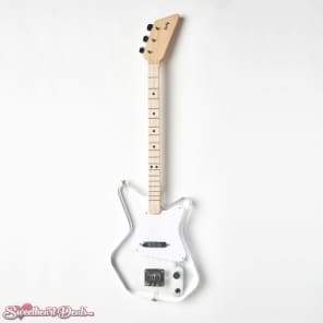 Loog Pro Lucite 3-Stringed Electric Guitar Clear