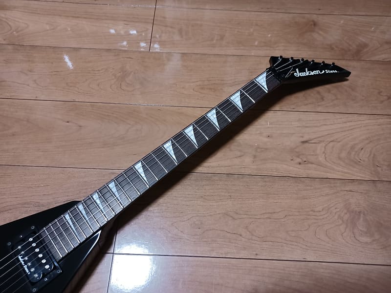 Jackson King V Neck Thru Made In Japan Stars Seymour Duncan