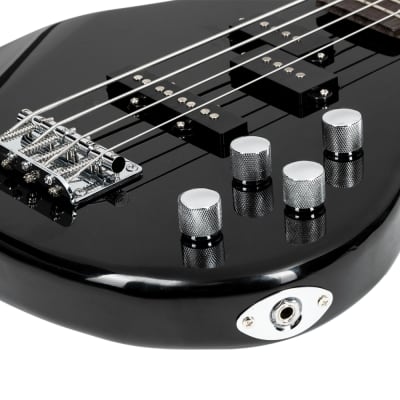 Glarry GIB Electric Bass Guitar Full Size 4 String 2020s - Black image 21