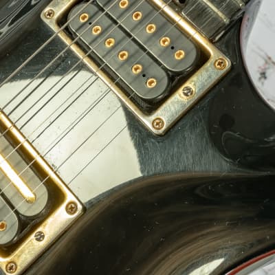 Warrior Instruments Soldier Electric Guitar, Rick Derringer Signed, Black w/ Case x1USA (USED) image 14