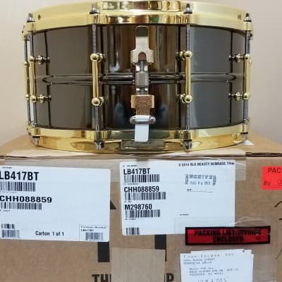 Ludwig 6.5x14" *In Stock Now* Black Beauty "Brass On Brass" Snare Drum Tube Lugs | NEW Authorized Dealer image 3