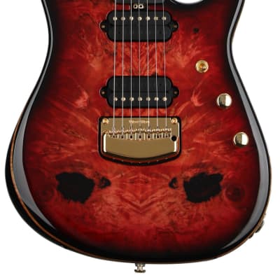 Ernie Ball Music Man Jason Richardson Signature Cutlass HH 7-String Electric Guitar - Rorschach Red image 1