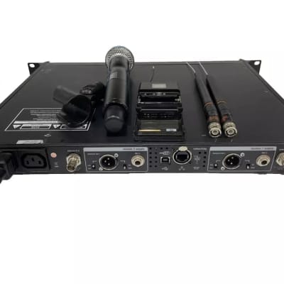 Shure UR4D Dual H4 Wireless Receiver W/(1)UR2 Handheld Transmitters #2420 (One) image 8