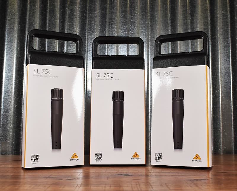 Behringer SL75C Dynamic Cardioid Handheld Vocal Instrument Reverb