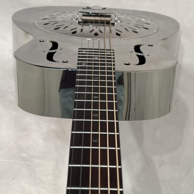 Recording King RM-998-D Style-0 Chicken Feet Resonator Guitar 2023 Nickel-Plated Bell Brass image 12