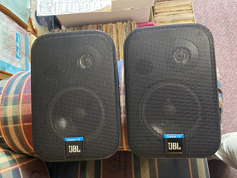 JBL Control 1 Bookshelf Speakers 8 Ohms Reverb