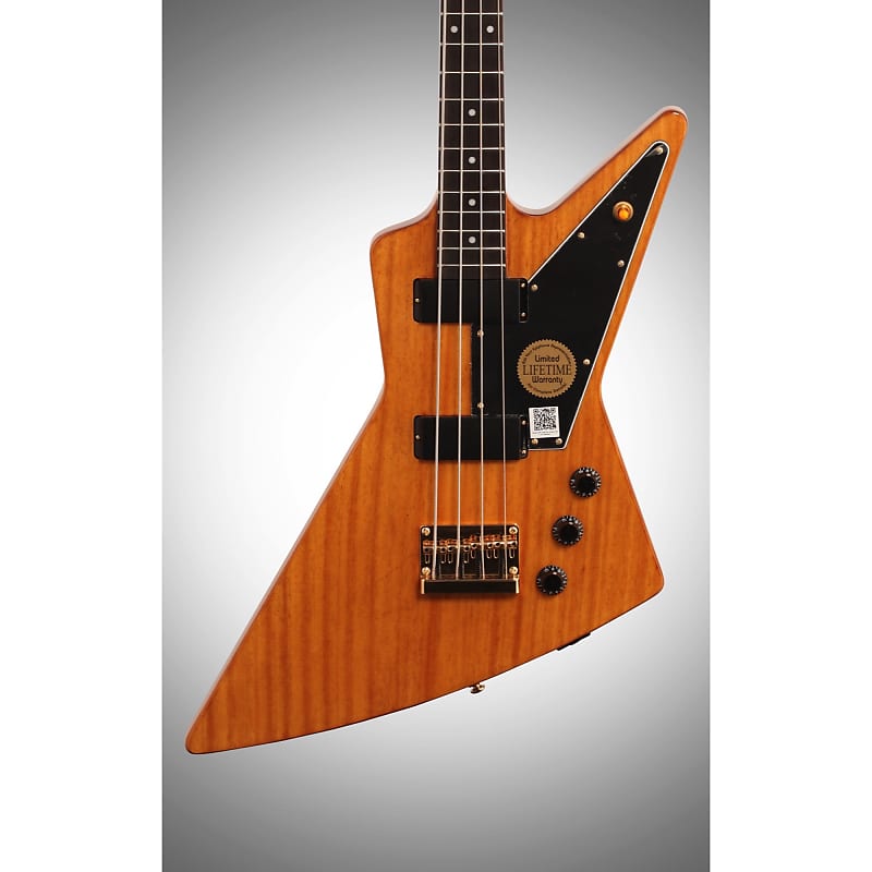 Epiphone LTD Korina Explorer Bass, Natural | Reverb