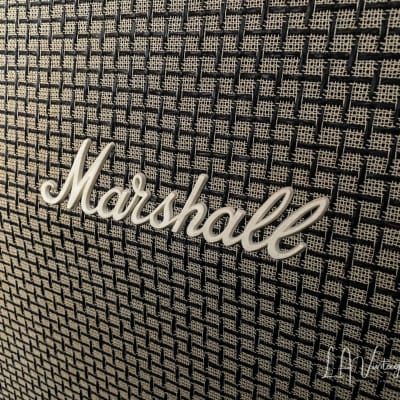 Kerry Wright Recovered Marshall 4 x 12 Slant Cab - Original Celestion Black Back Rola Speakers! image 3