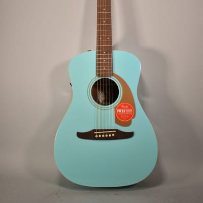 2020 Fender California Series Malibu Player Aqua Splash Finish Acoustic Guitar image 1