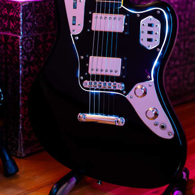 2004 Fender Japan Jaguar Special JGS HH Black LED pickguard Hardtail offset guitar - CIJ image 8