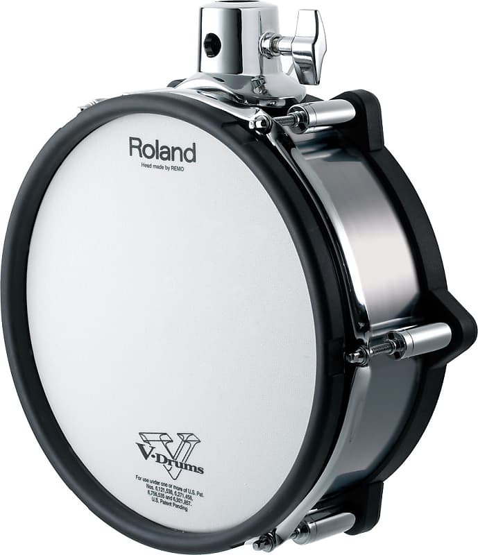 Roland PD-108-BC V-Pad 10" Tom Pad, Black Chrome Finish. This V-Drum is AWESOME and you WANT it! image 1