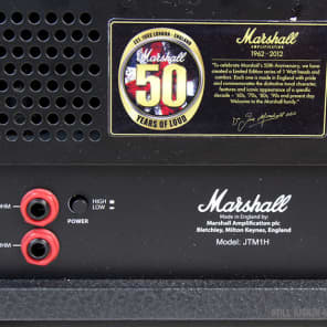 MARSHALL JTM-1H MINT IN BOX 50th Anni 1w Tube Guitar Amp Head jtm-1 jtm1 image 7