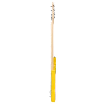 Glarry GP II Electric Bass Guitar with Wilkinson Pickup, Warwick Bass Strings, Bone Nut 2020s Yellow image 9