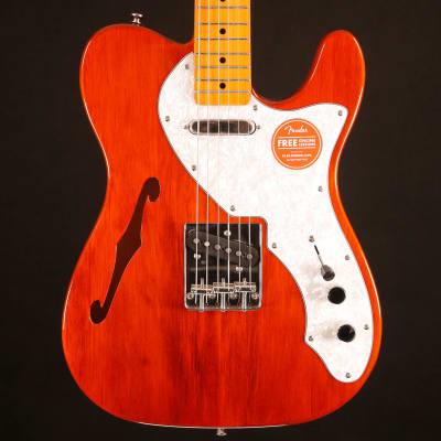 Squier Classic Vibe 60s Telecaster Thinline, Maple Fb, Natural 5lbs 14.1oz image 4