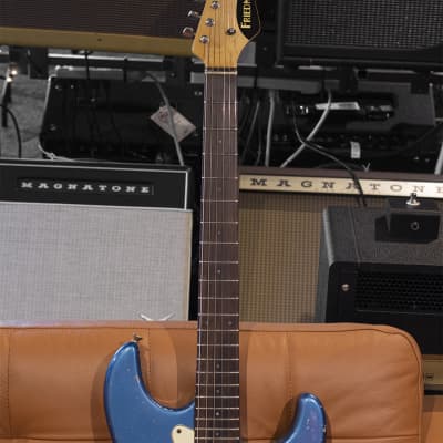 Friedman Vintage S Lake Placid Blue Electric Guitar - Heavy Aging image 4