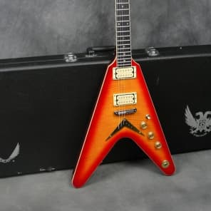 DEAN FLYING VフライングV 2012 Gibson Les Paul 2012 Gibson Flying V '67 Reissue Ebony Black | Guitar Chimp