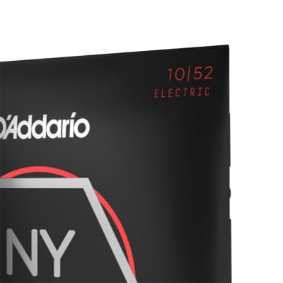 D'Addario NYXL1052 Nickel Wound Electric Guitar Strings, Light Top / Heavy Bottom, 10-52 image 4
