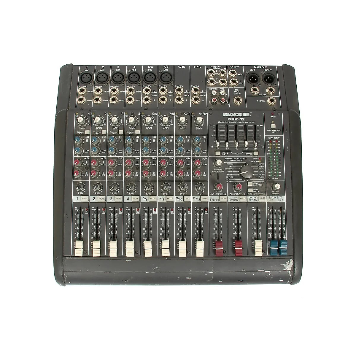 Mackie DFX-12 12-Channel Integrated Live Sound Reinforcement Mixer | Reverb