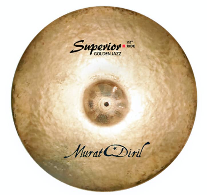 Murat Diril 22'' Superior Series Golden Jazz Crash Ride Reverb