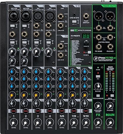 Mackie ProFX10v3 10 Channel Professional USB Mixer with Effects image 1