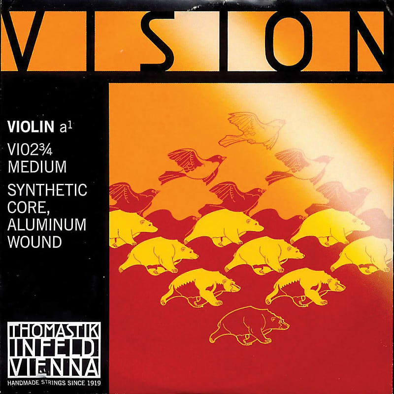 Thomastik Thomastik Vision 3/4 Violin A String - Medium - Aluminum/Synthetic image 1