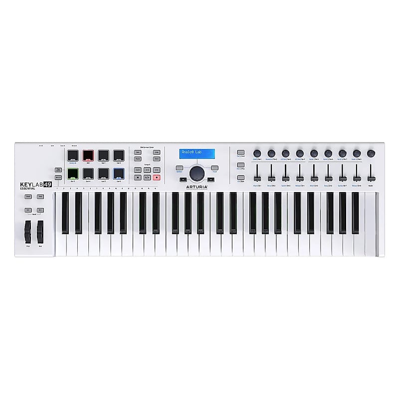 Arturia KEYLAB 49 Essential White Universal MIDI Controller and Software image 1