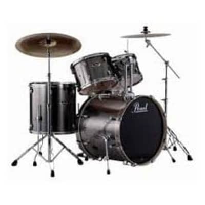 Pearl Export 5-pc Drum Set w/20in Bass & Hardware Smokey Chrome image 2