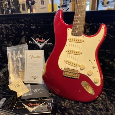 Fender Custom Shop 1960 Stratocaster Relic Candy Apple Red Built By Yuriy Shishkov [SN R55093] [10/25] for sale