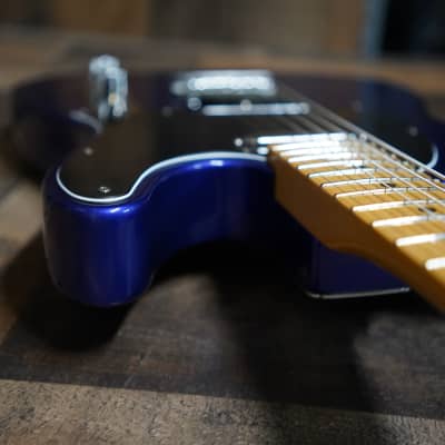 Fender Custom Subsonic Baritone Telecaster Midnight Blue Bari Tele 27" Scale Maple Neck SS image 11