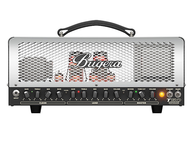 Bugera T50-INFINIUM 50W Cage 2-Ch Tube Amp Head image 1