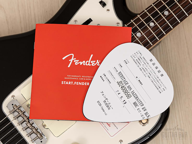 2024 Fender Heritage 60s Jazzmaster FSR Toyko Flagship Black 2024 Fender Heritage 60s Jazzmaster FSR Toyko Flagship Black