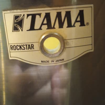 Tama Rockstar Made in Japan 12"(diameter)x11"(depth) Tom 1980's - Brushed chrome/Aluminum image 3