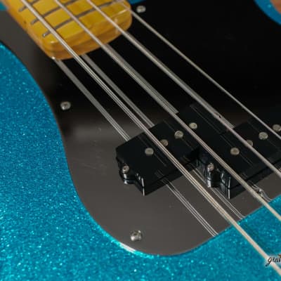 2012 Fender MIJ Steve Harris Signature P-Bass – Royal Blue Metallic image 4