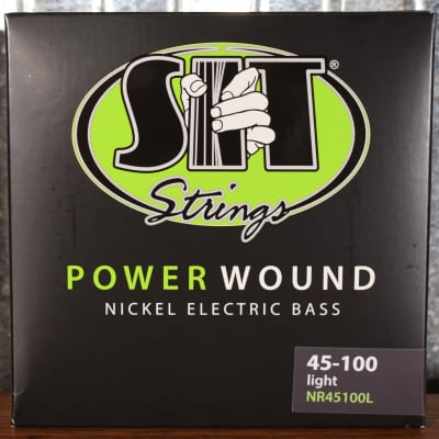 SIT Strings Power Wound Light Nickel 4 String Bass Set NR45100 image 1