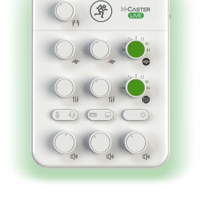 Mackie M Caster Live Portable Live Streaming Mixer in White image 1