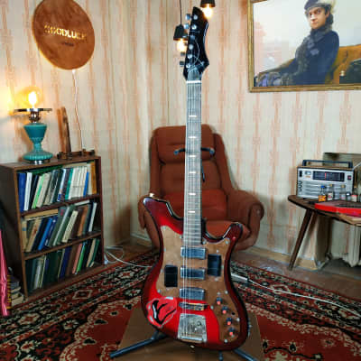 Aelita USSR Vintage Soviet Electric Guitar 335 Jaguar Strat Jazz for sale