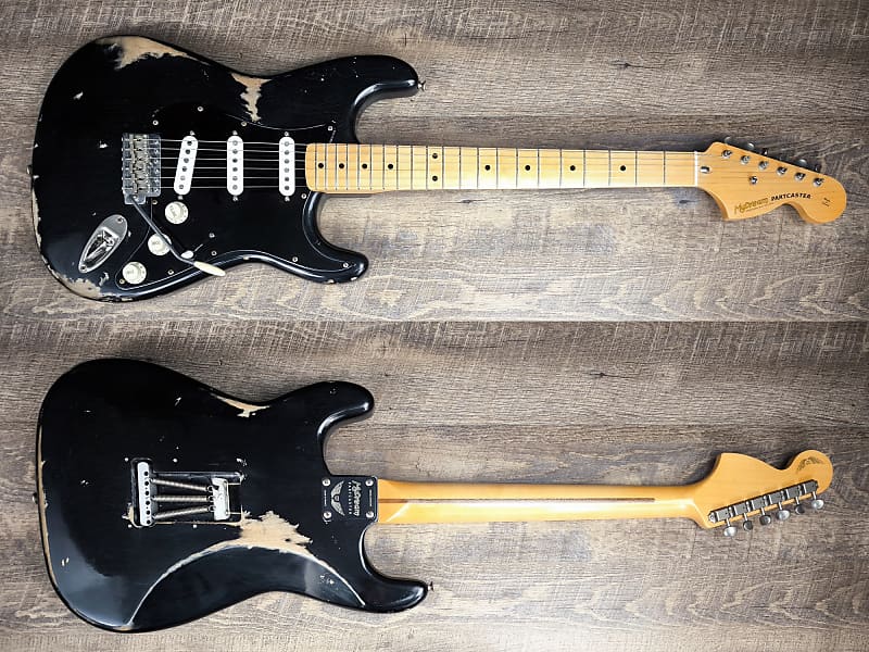 MyDream Stratocaster Custom Built -Heavy Relic Black CBS Hepcat 69 image 1