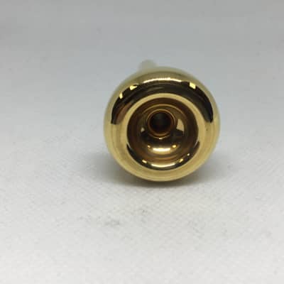 Used Bach 10 3/4CW trumpet, gold plate [407] image 3