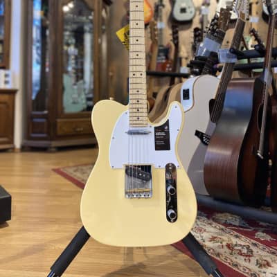 Fender American Performer Telecaster with Maple Fretboard Vintage White image 1