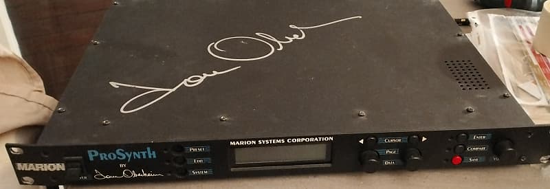 Marion Systems PROSYNTH (collector’s signed unit) 1994 image 1