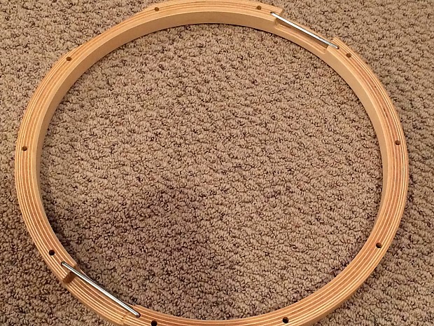 Yamaha Vintage Wood Snare Drum Hoops "  hole   Reverb