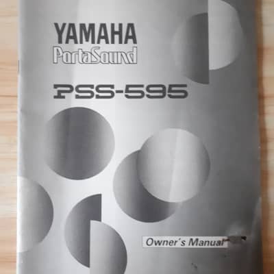 Yamaha Portasound PSS-595 Owners Manual