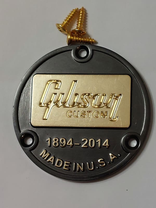 Gibson Les paul custom switch cover plate 1894-2014 | Reverb