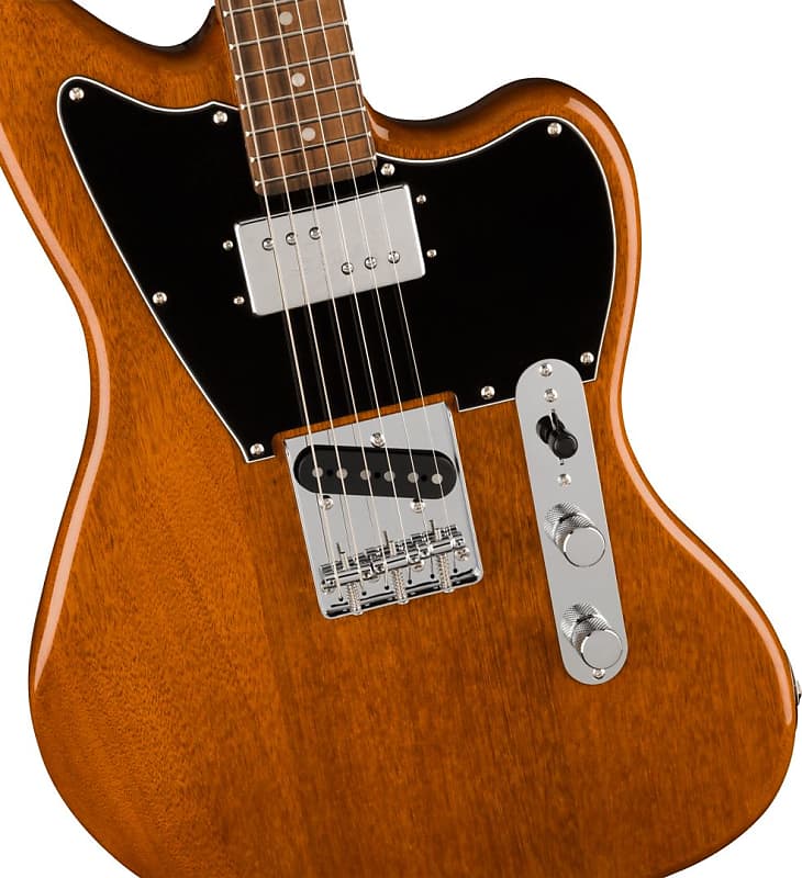 Squier FSR Paranormal Offset Telecaster SH, Okoume Neck, Laurel  Fingerboard, Black Pickguard, Mocha