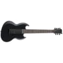 ESP LTD Viper-7 Black Metal 7-String Electric Guitar Seymour Duncan Black Satin