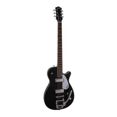 Gretsch G5260T Electromatic Jet Baritone Solid Body 6-String Electric Guitar with Bigsby, 12-Inch Laurel Fingerboard, and Bolt-On Maple Neck (Right-Hand, Black) image 3
