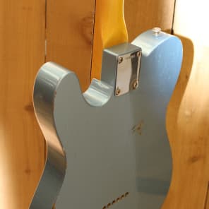 Fender Custom Shop 1963 Tele Relic Ice Blue Metallic, Used image 7