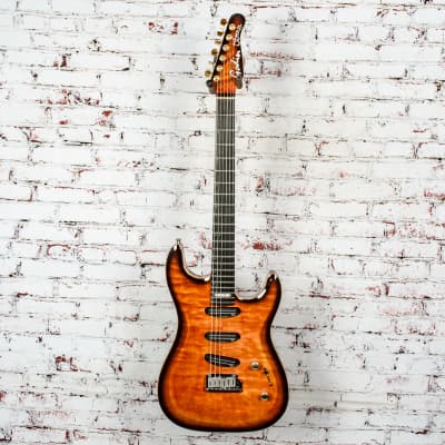 Godin - Artisan ST - Solid Body HHH Electric Guitar, Cognac Burst - w/OHSC - x5134 - USED image 2