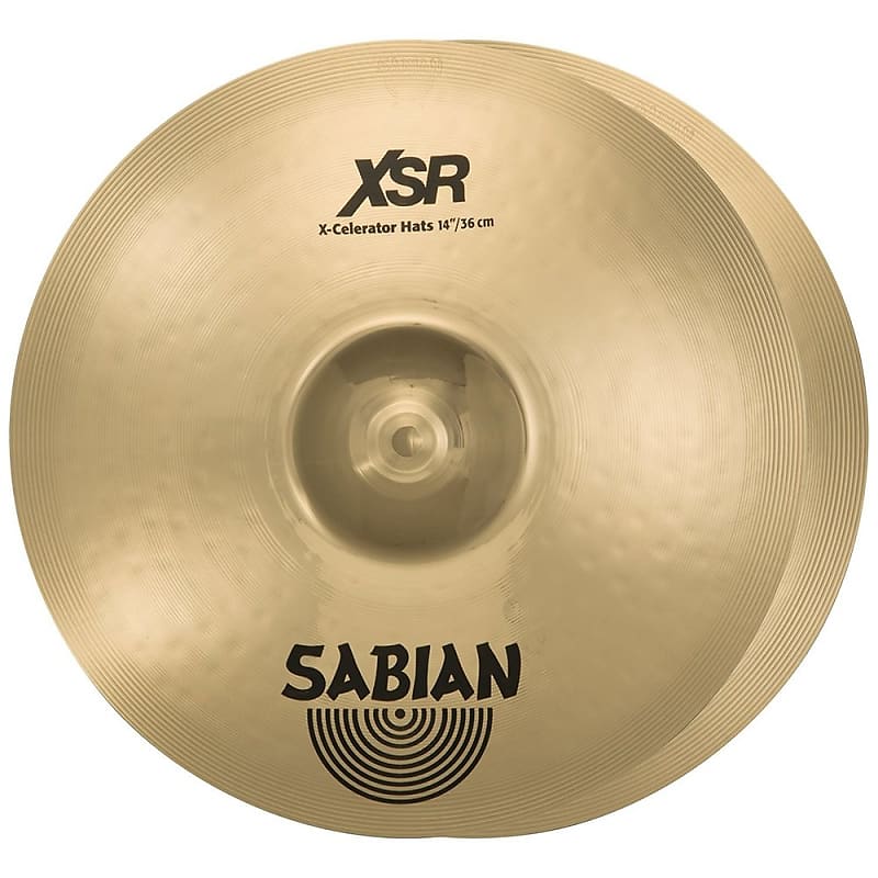 Sabian 14" XSR X-Celerator Hi-Hat Cymbals (Pair) image 1